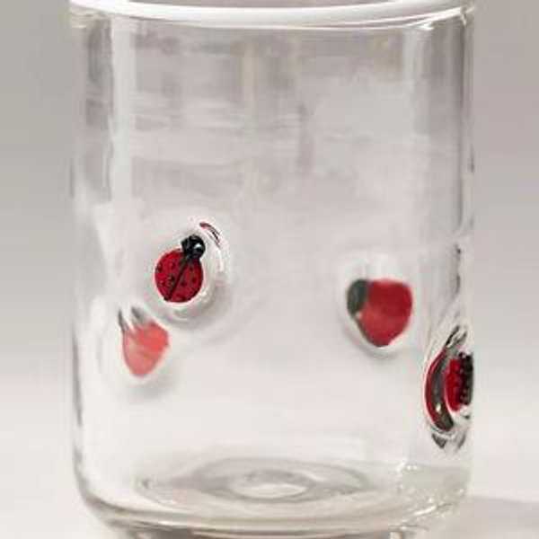 Icon Juice Glass- Ladybug
