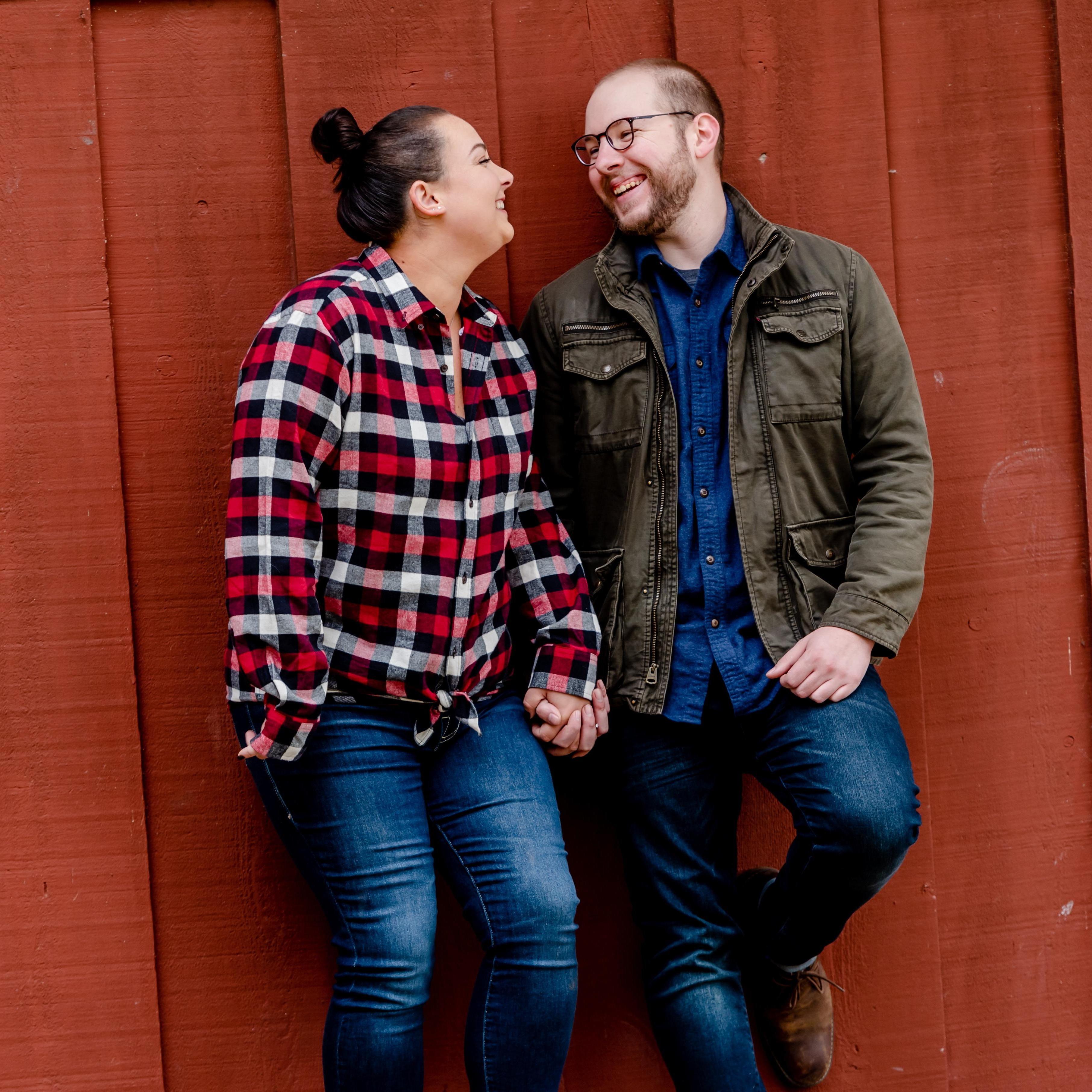 One of our favorite engagement pictures. It truly shows the core of our relationship!