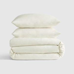 Organic Crisp Percale Duvet Cover Set - King/Cal King