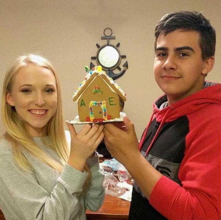 Our first of many gingerbread making competitions