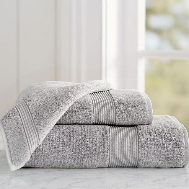 Aerospin™ Luxe Organic Bath Towel, Gray Mist