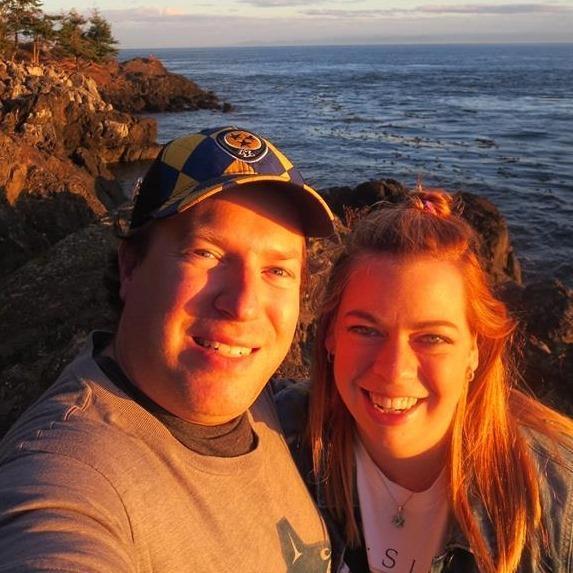 Labor Day 2018 - One of our most favorite moments together. Sunset over the Pacific Ocean on Friday Harbor, WA. We watched whales breach at sunset from the lighthouse and shooting stars that night.
