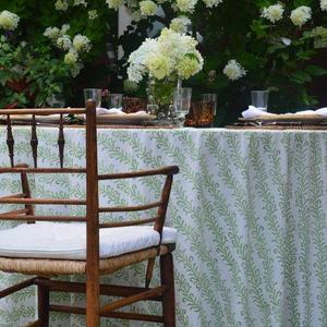 Green Vine Round and Rectangular Tablecloth