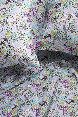 Organic Cotton Sateen Printed Sheet Set