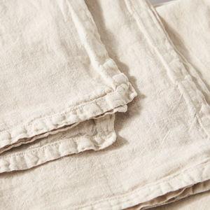 Edison Portuguese Linen Napkins, Set of 4 in Neutral