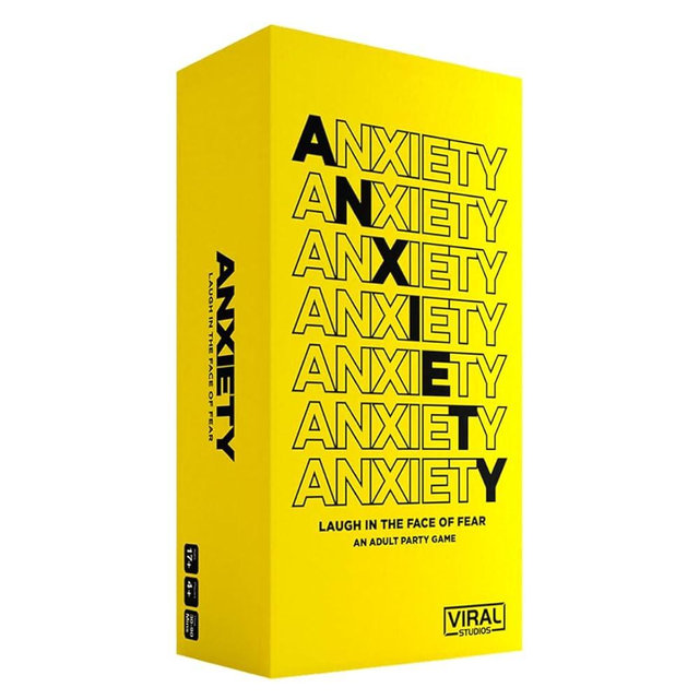 Viral Studios Anxiety - The Savage Party Card Game for Accusations, Dares & Horrible Honesty – 500 Cards, Ages 17+, Perfect for Adults