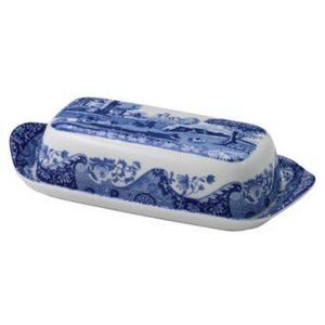 Spode - Dinnerware, Blue Italian Covered Butter Dish
