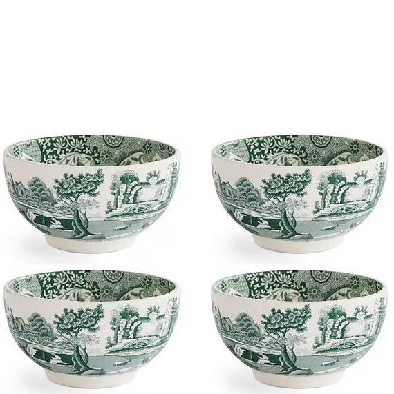 Spode Heritage Green Italian Collection Dip Bowls, Set of 4