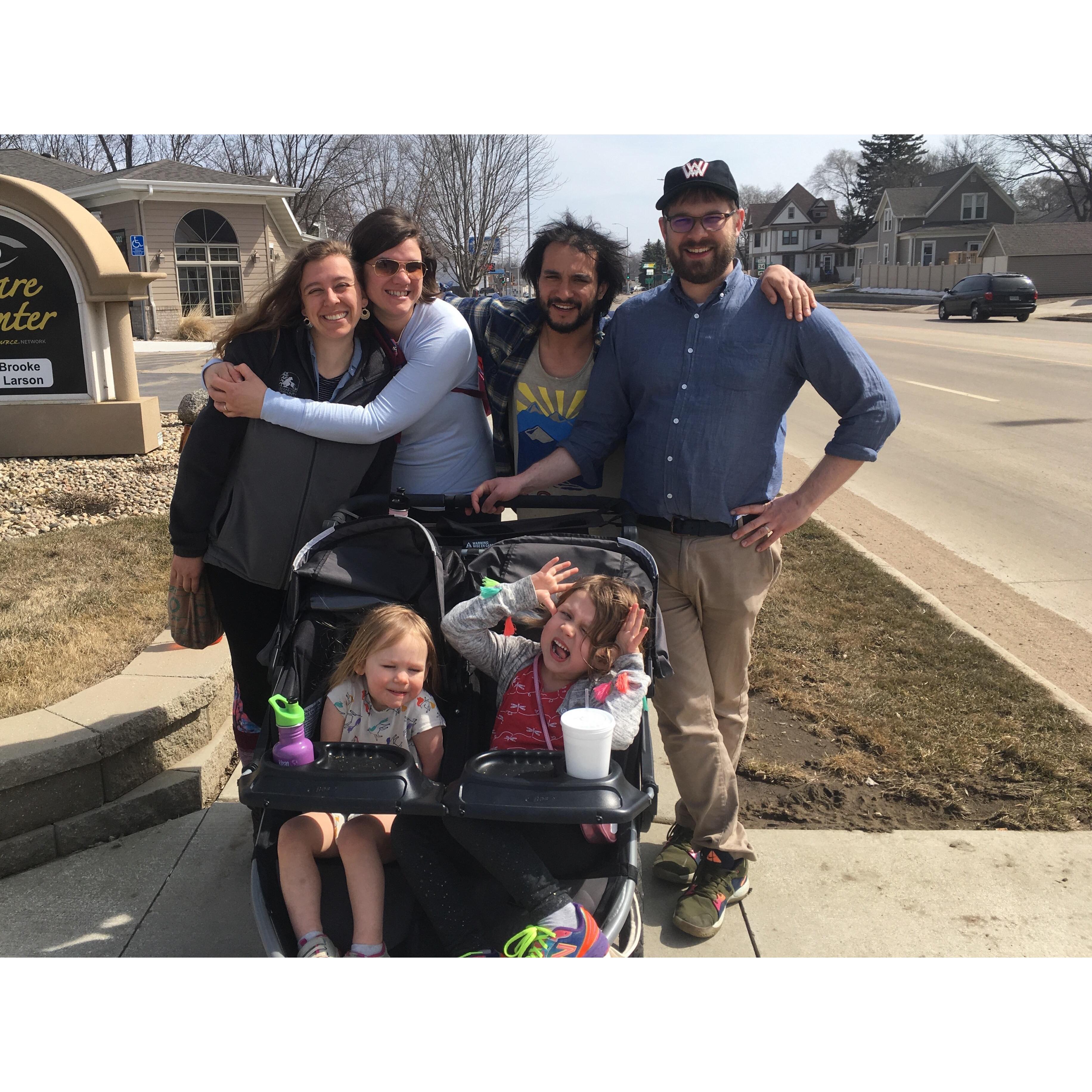March 2019: A visit to Cassie's South Dakota family "Team W"