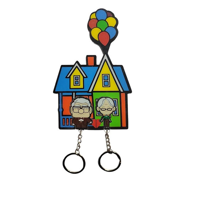 Matching Keychain TV Movie Acrylic Cartoon keychain for Her and for Him, Couple Key Chain Boyfriend Girlfriend, Keychain Set Valentine’s Day