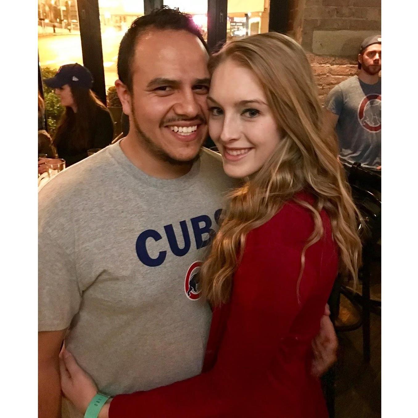 A date night where we watched history be made and created our own history in the process <3
