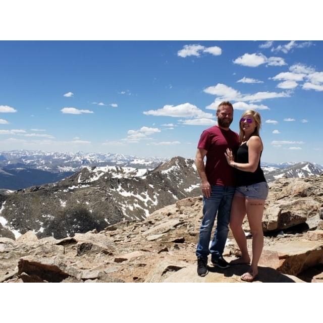 On top of Mount Evans