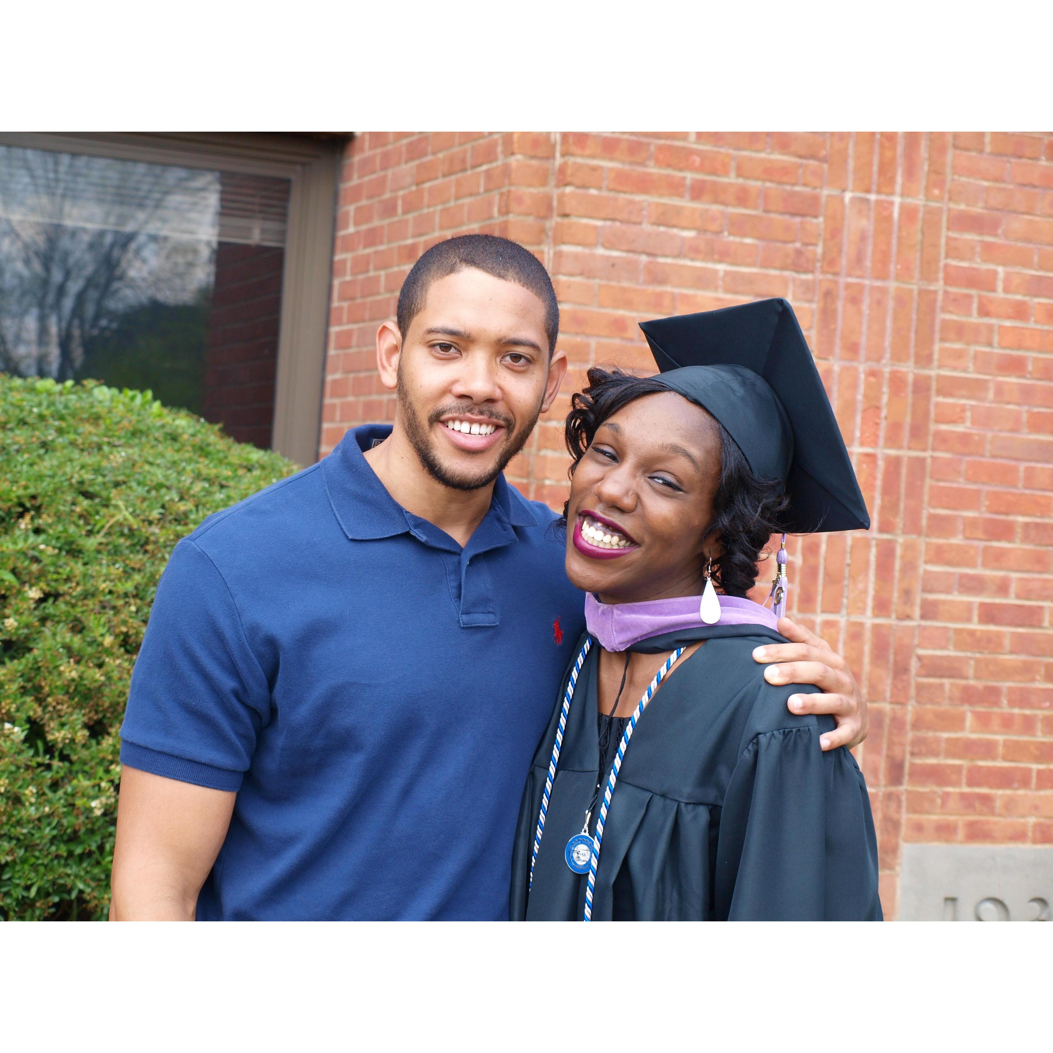 that time Angie received her Master's in Architecture