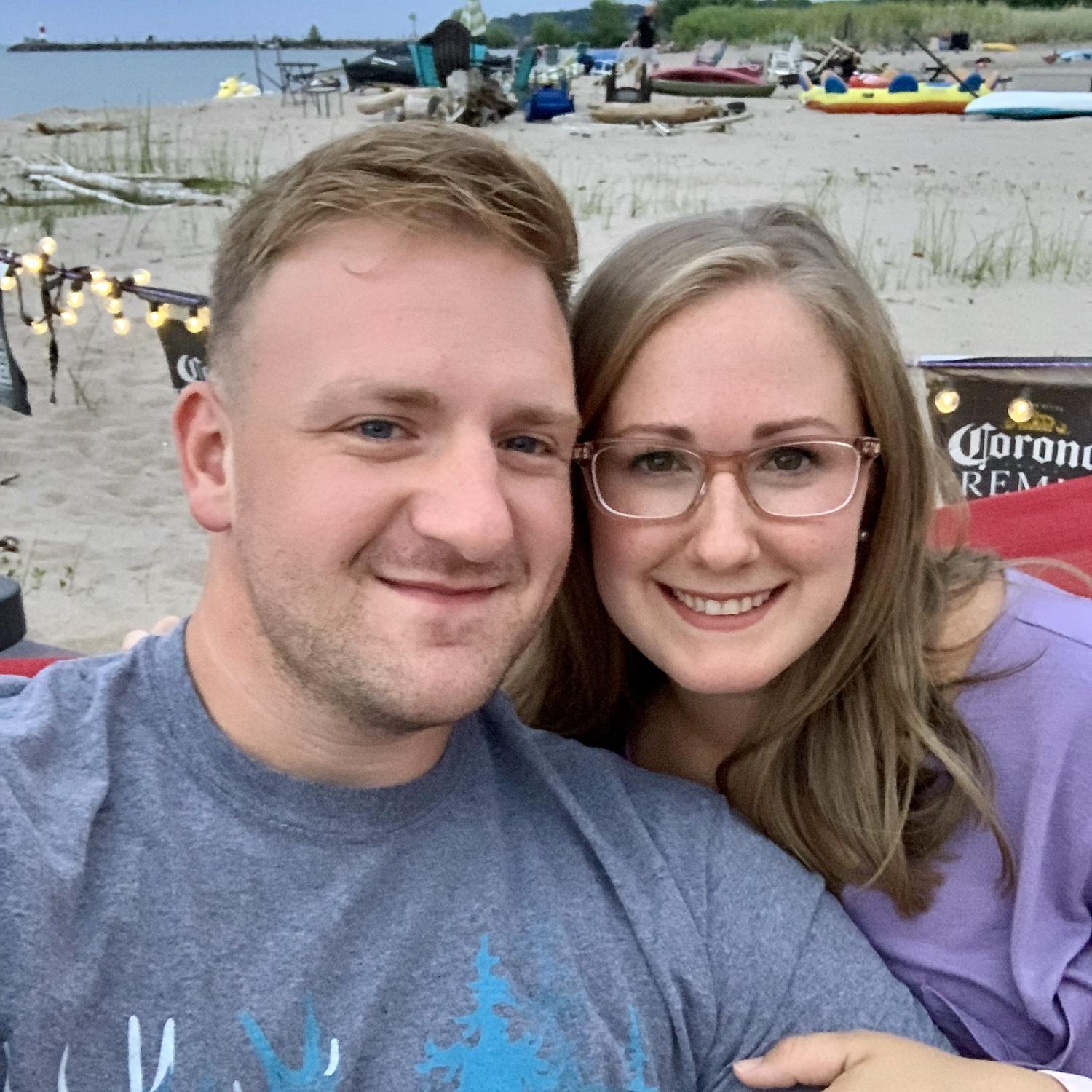 Our first photo together :)