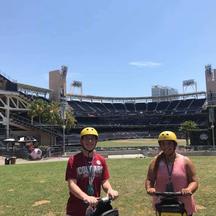 Segway tour took us by Padres stadium in 2018!