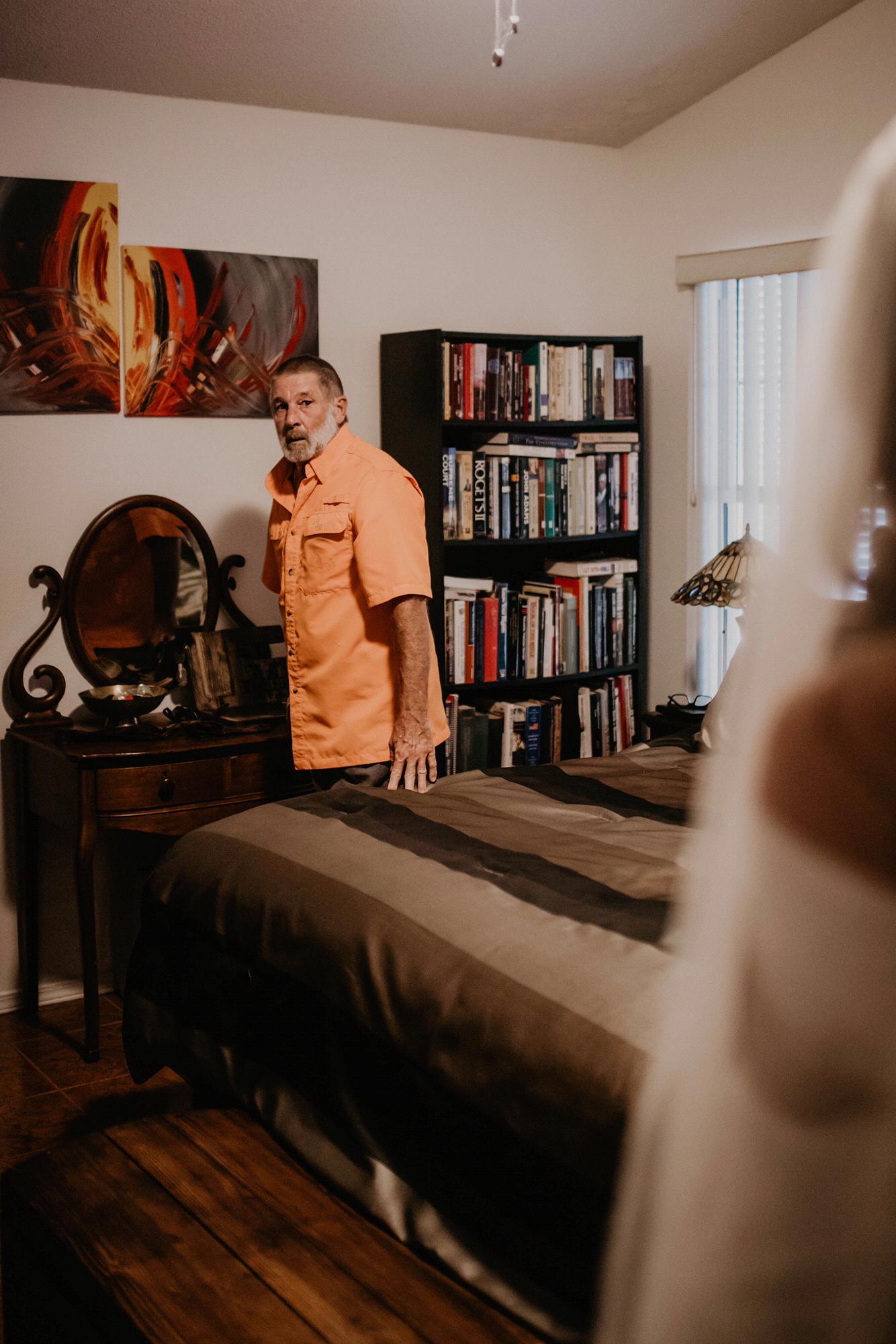 First look with Pop (Chey’s grandfather).