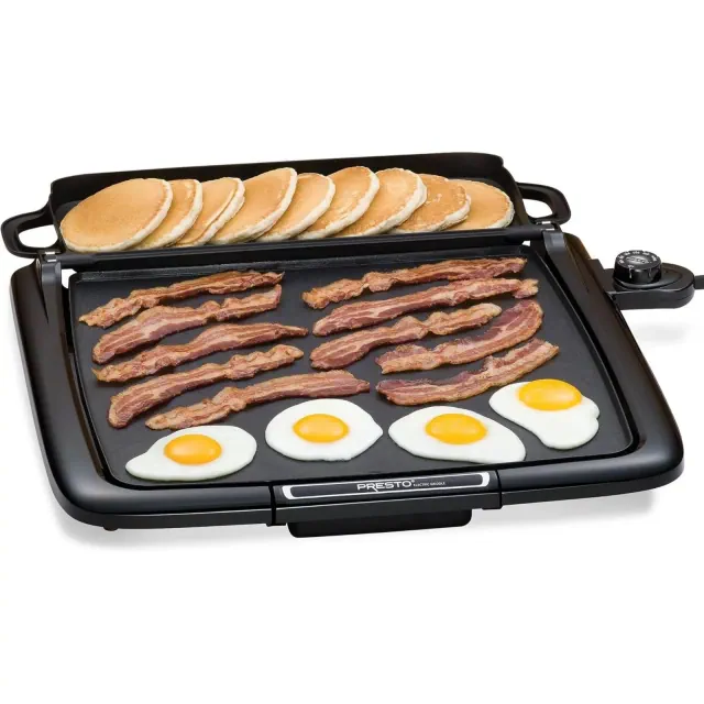 Presto Cool-Touch Electric Griddle/Warmer Plus Black