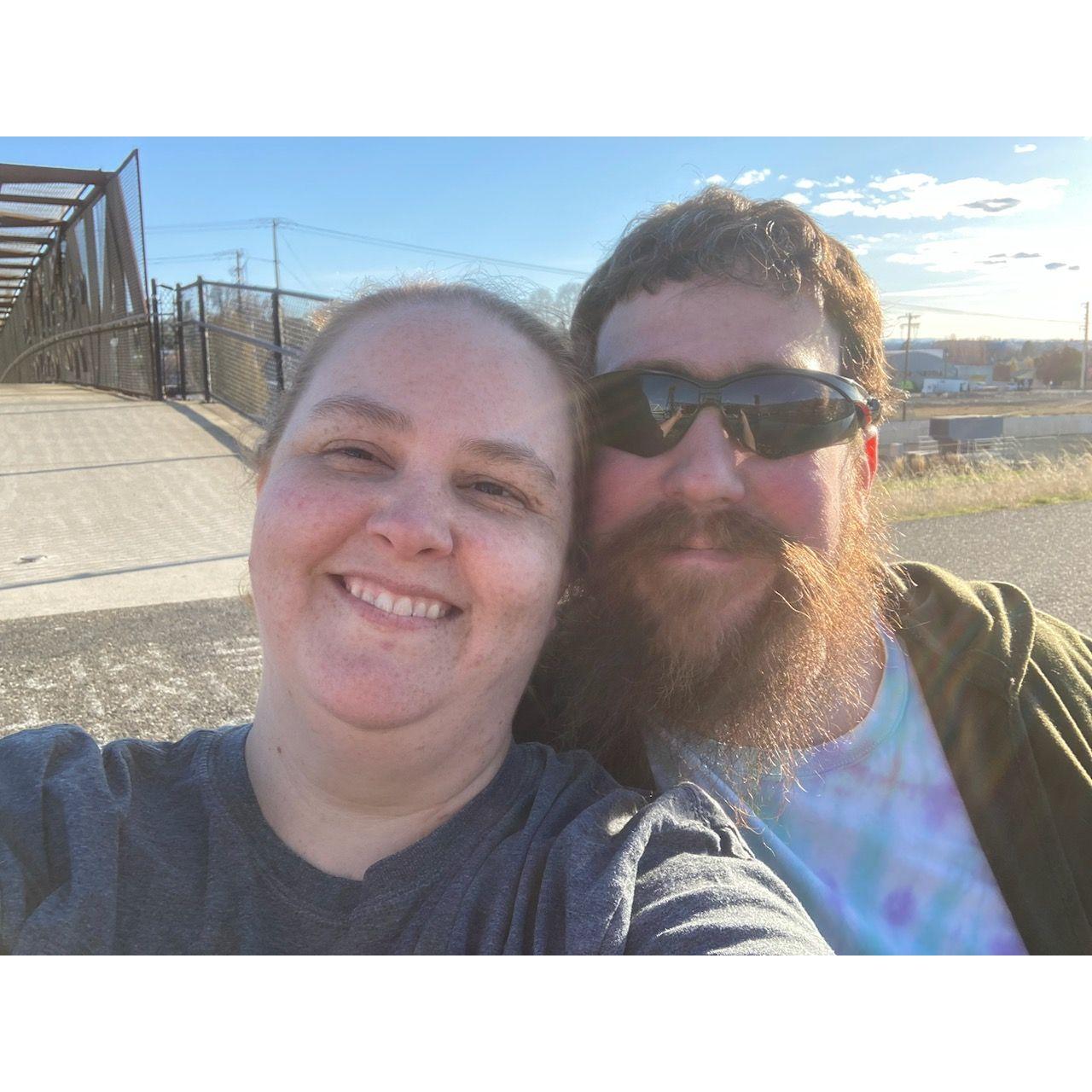 just a walk by the river