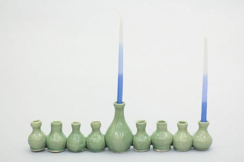 Ceramic Menorah