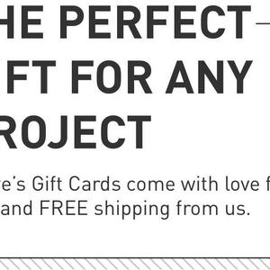 Lowe's Gift Cards