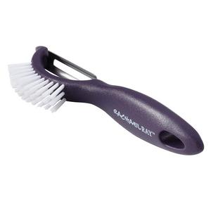 Meyer - Rachael Ray Tools and Gadgets 3-in-1 Potato Peeler/Brush, Veg-A-Peel, Purple