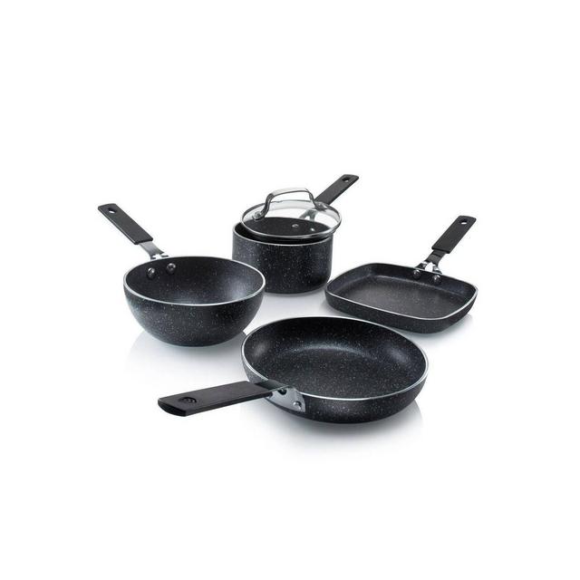 Granitestone Diamond Personal/Mini Stackable 5pc Cookware Set
