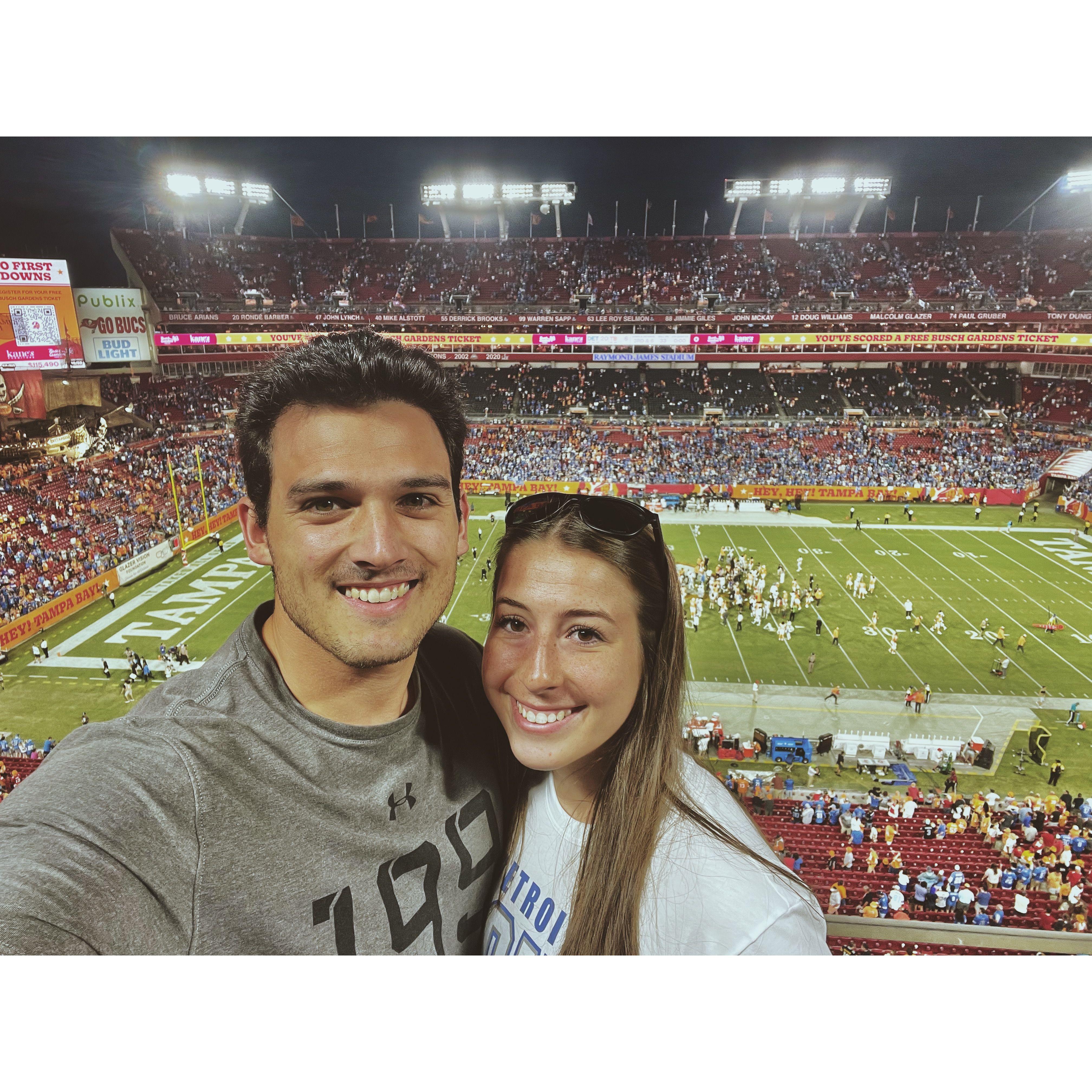 Made Kurt a LIONS fan for the day!