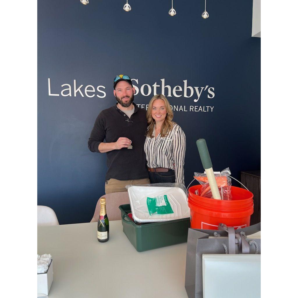 Our first home! Closing day.