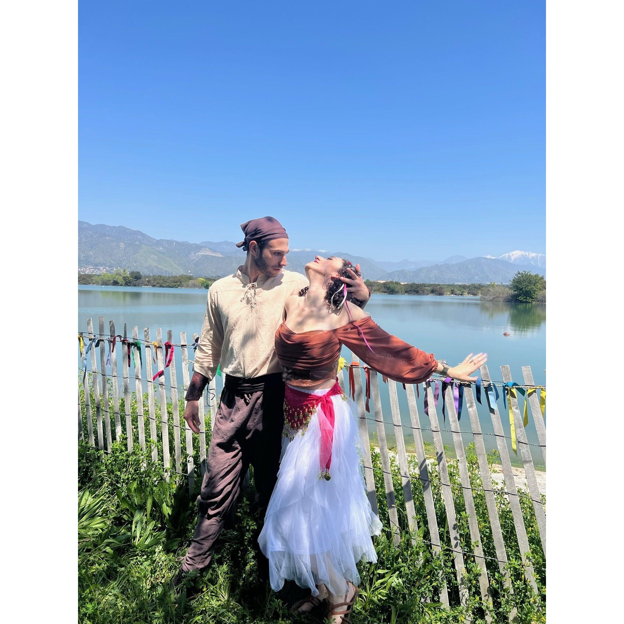 Just a pirate and his wench. Nat's wasn't excited to go to the nerdy Renaissance Faire. Then she learned that she got dress up for it and was very in.