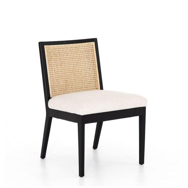 Lisbon Cane Dining Chair, Brushed Ebony