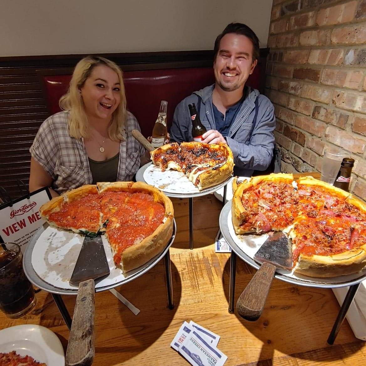 One kind was not enough when a Cleveland cousin comes to visit and says he wants to try deep dish!