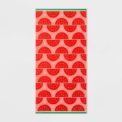Watermelon Slices Beach Towel XL Coral - Sun Squad&#8482;