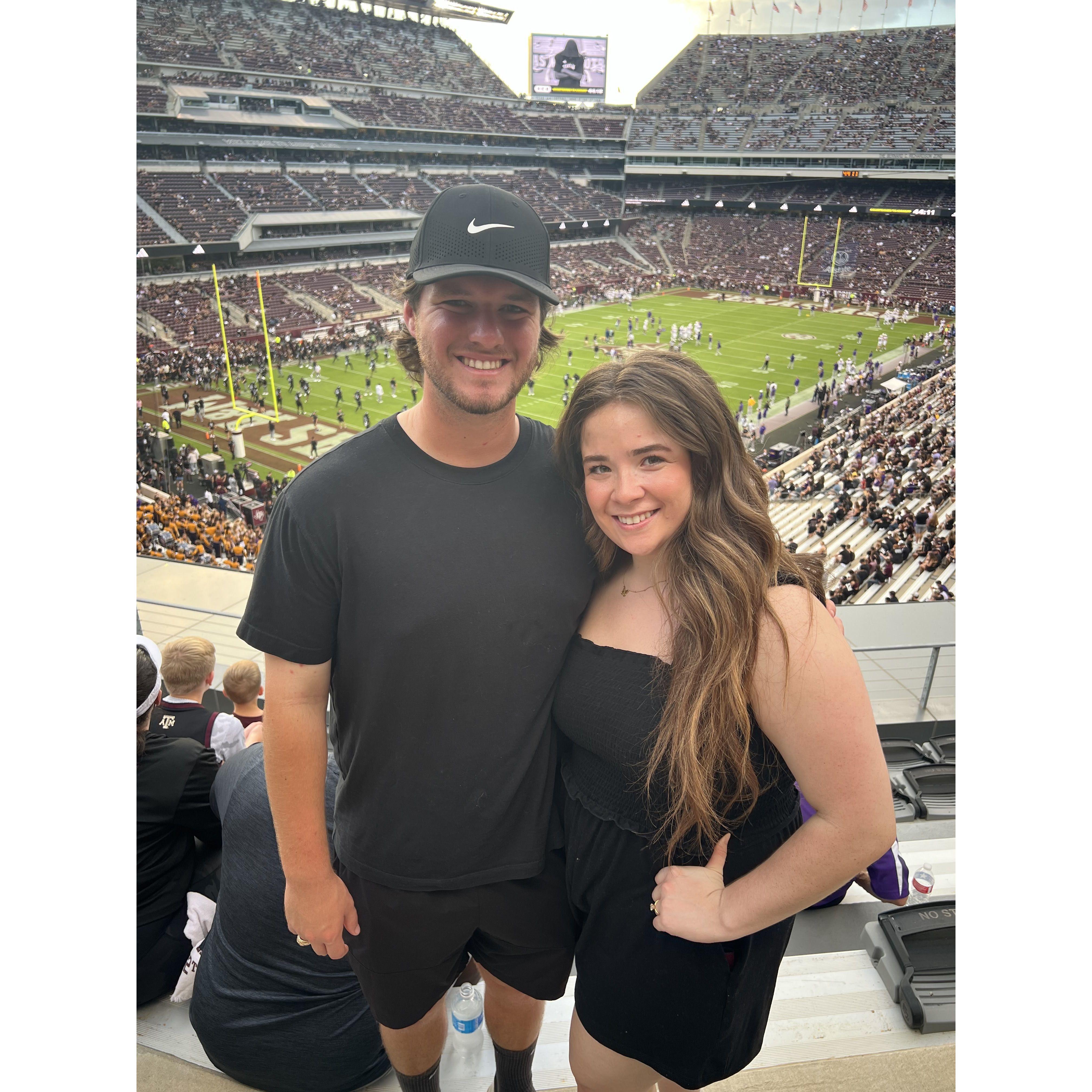 First aggie game!