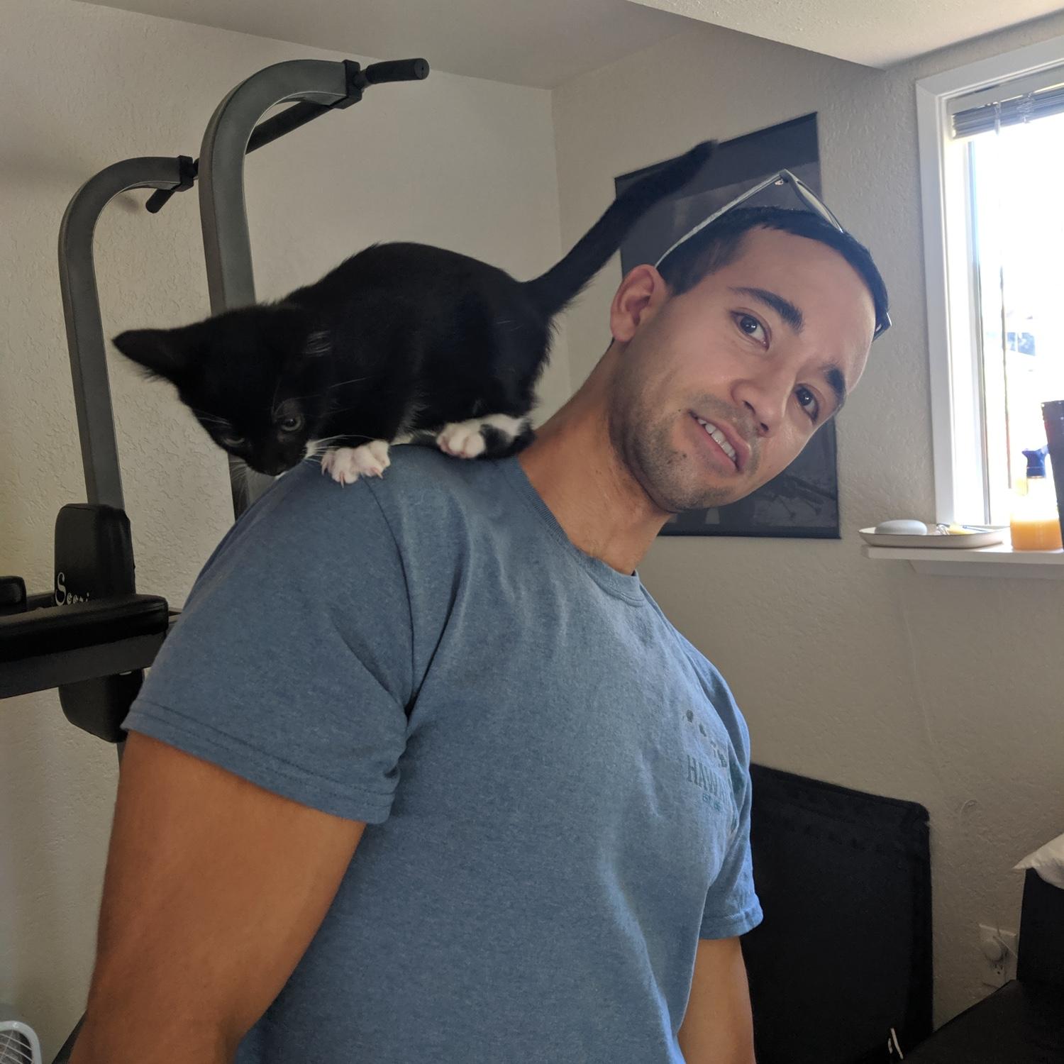 Adopted our second kitty, Winston in 2019 😻