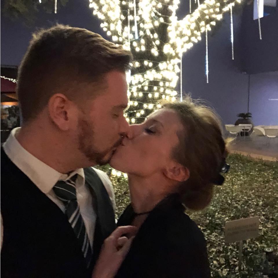 We first said I love you later that night!