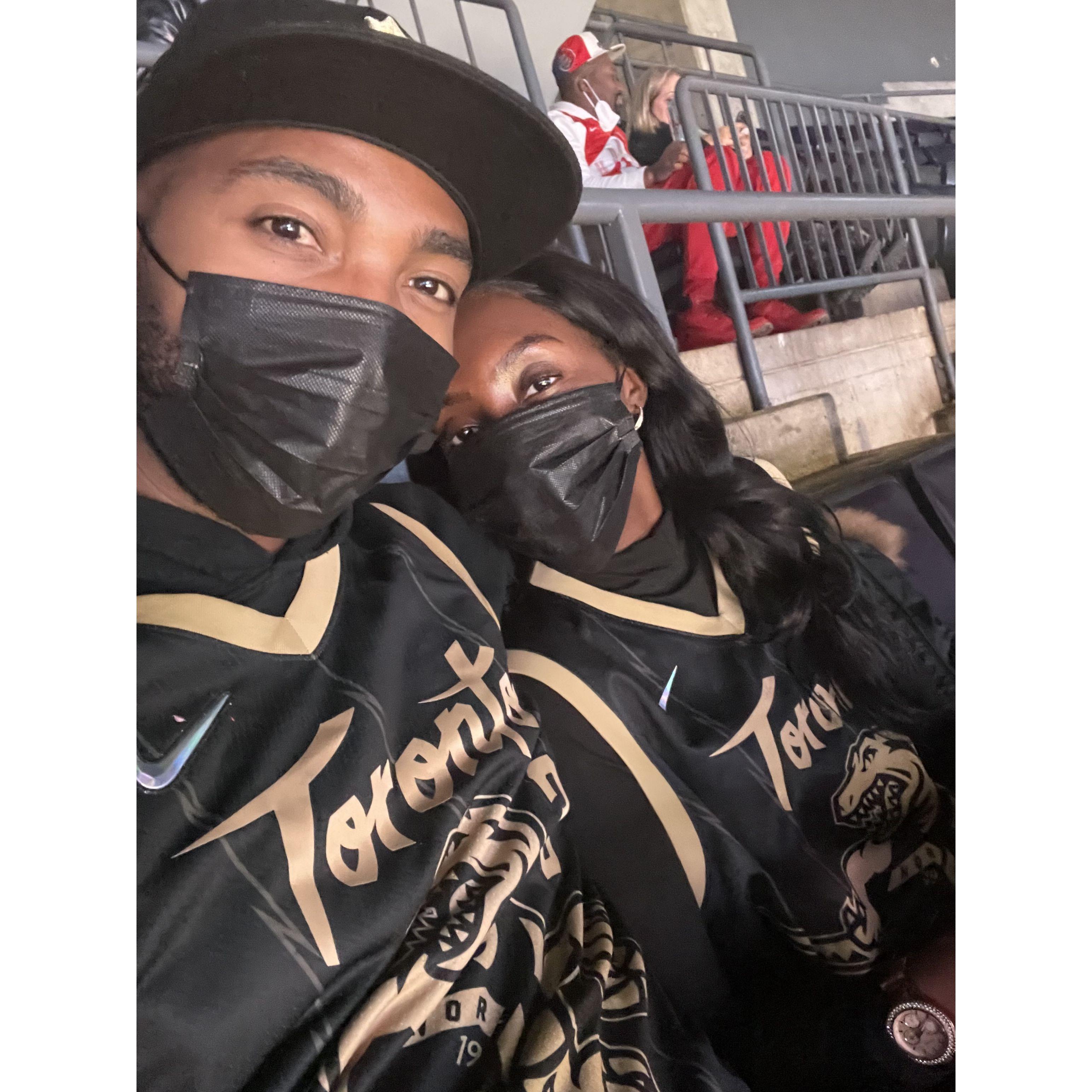 First Raptors Game together!