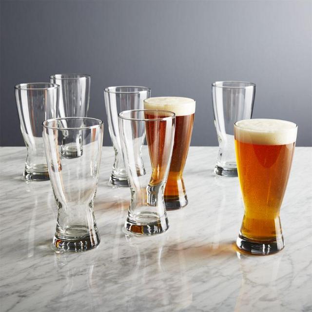 Boxed Beer Glasses, Set of 8