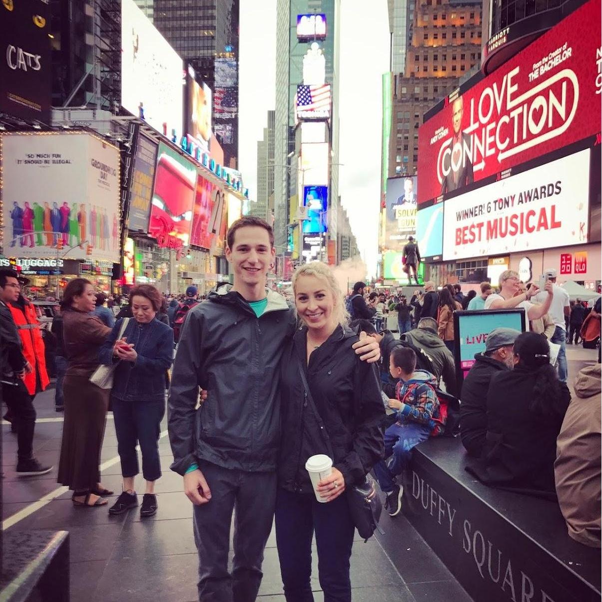 First trip together! NYC 
May 2017