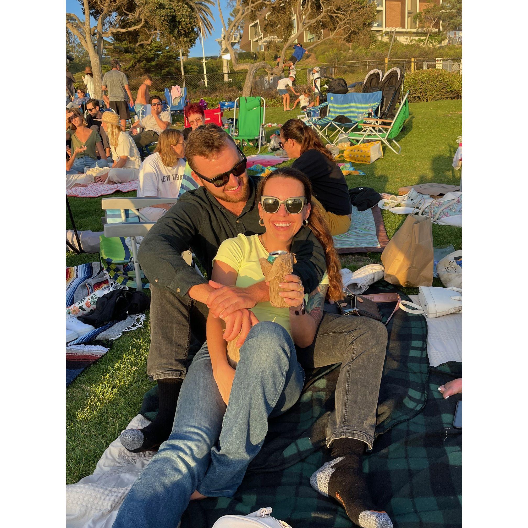 Our first concert together