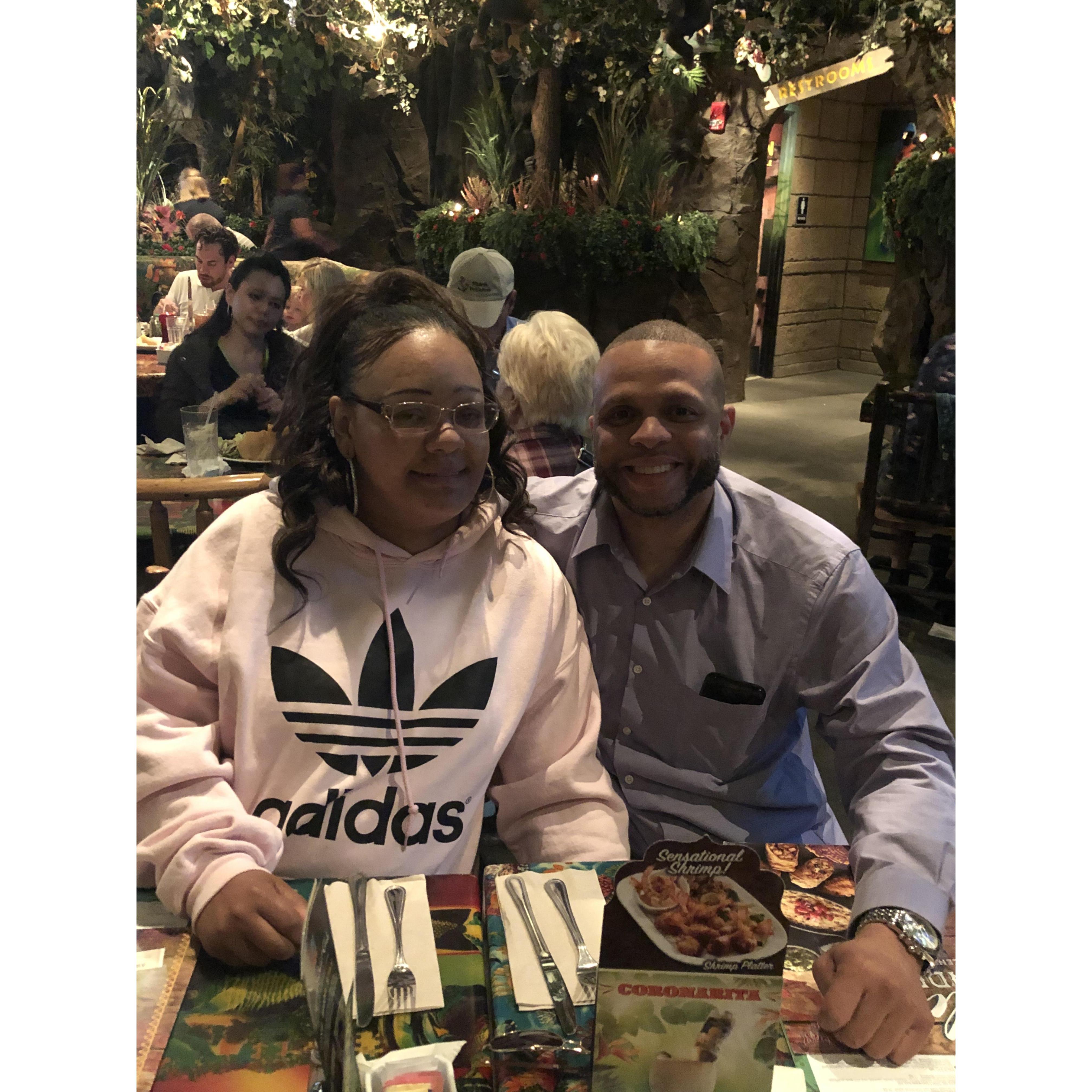 Dinner at the Jungle Cafe