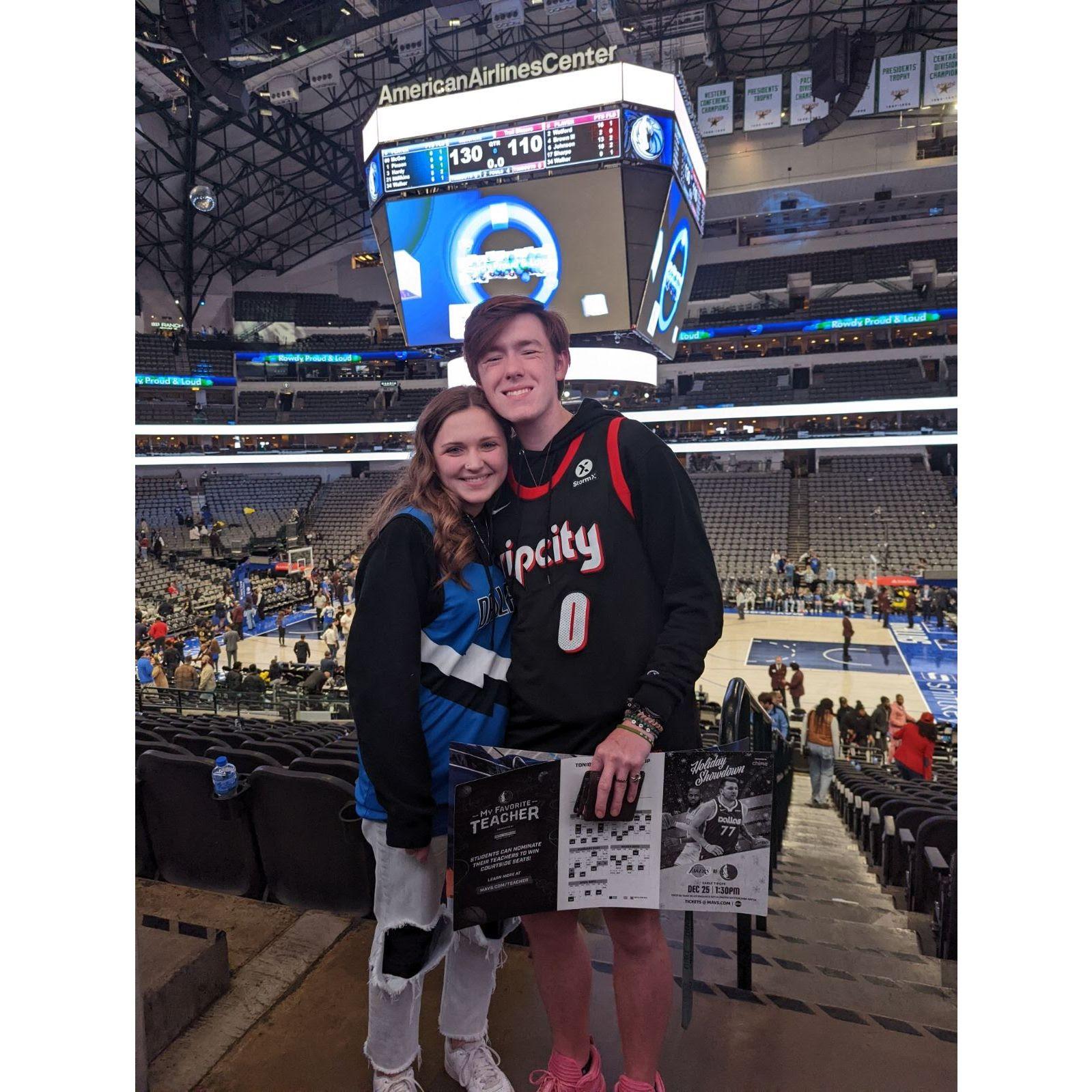 Portland Trailblazers vs. Dallas Mavericks!