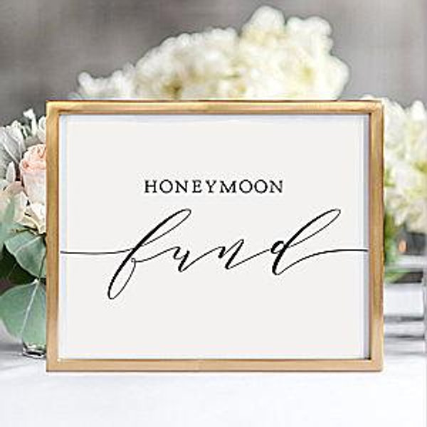 Our honeymoon fund