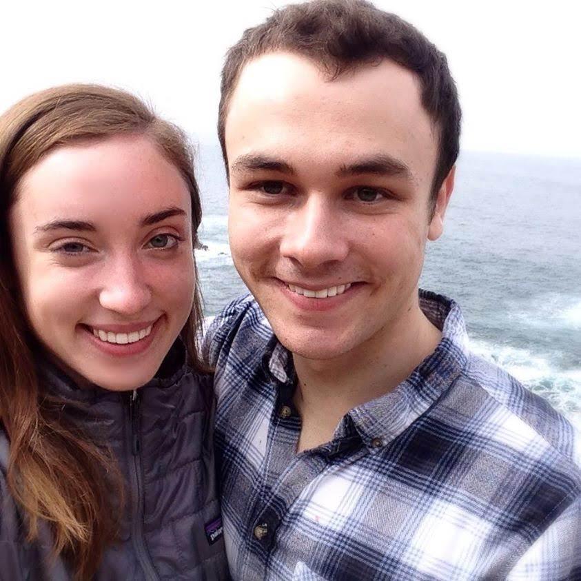 Taken on our first trip together, Big Sur in 2014, when we were young and beautiful