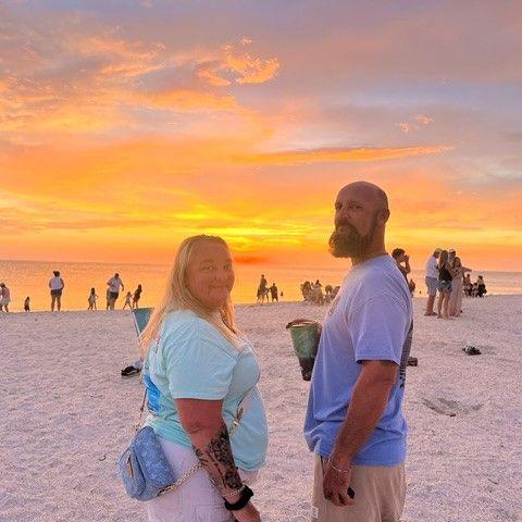 Jeremy & his sister Jenny in Venice, Florida. July 2024