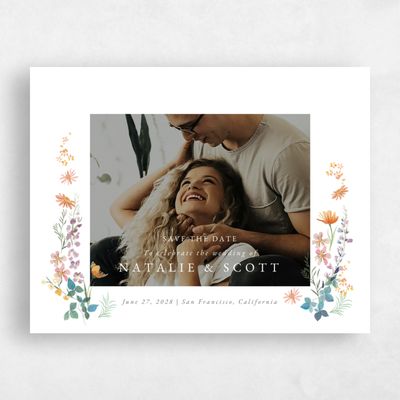 White Photo Wedding Save the Date - Dolce Photo