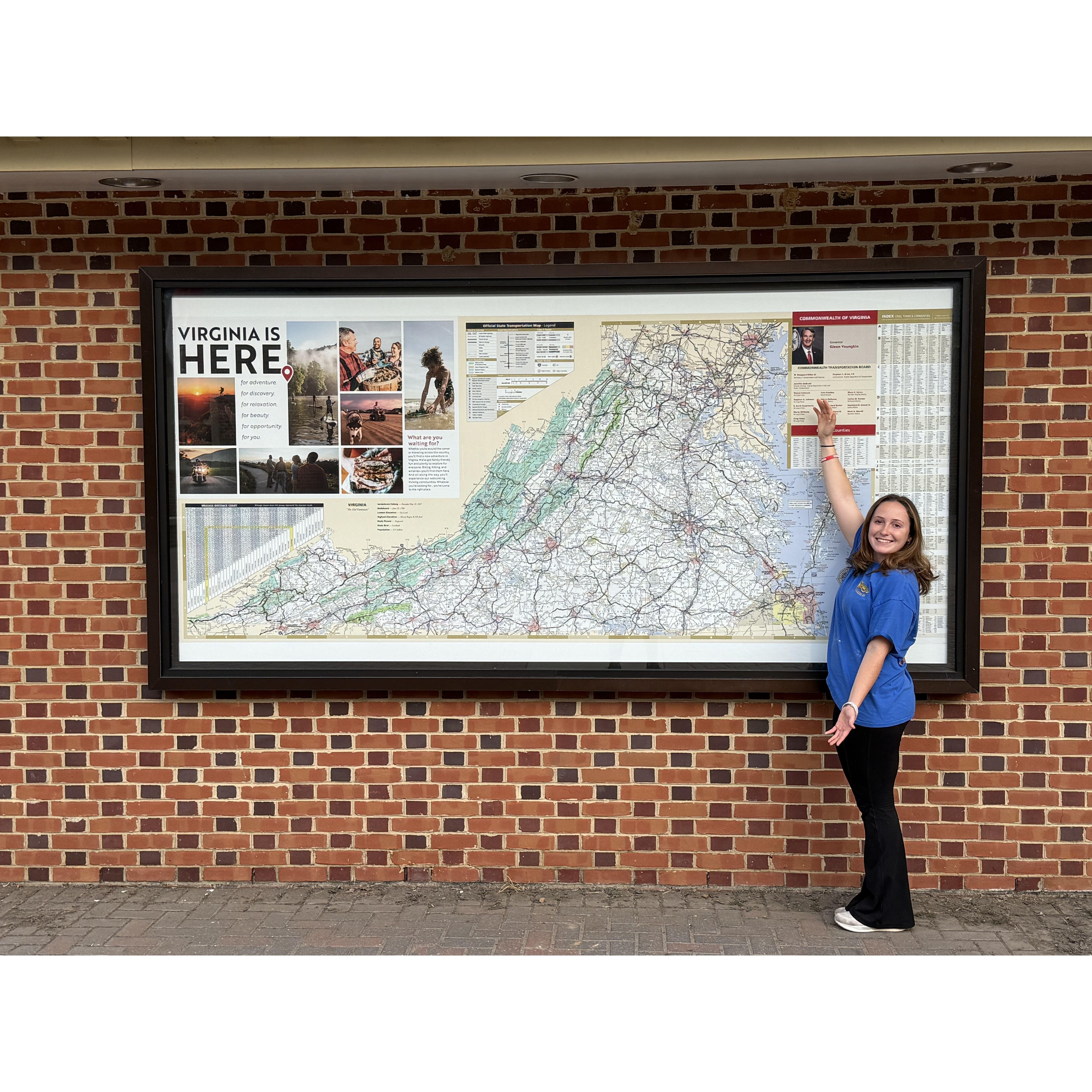 First day of engagement trip. Took a little bit of persuading to get this photo!