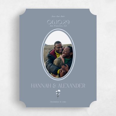 Blue Wedding Save the Date - Marlowe Photo