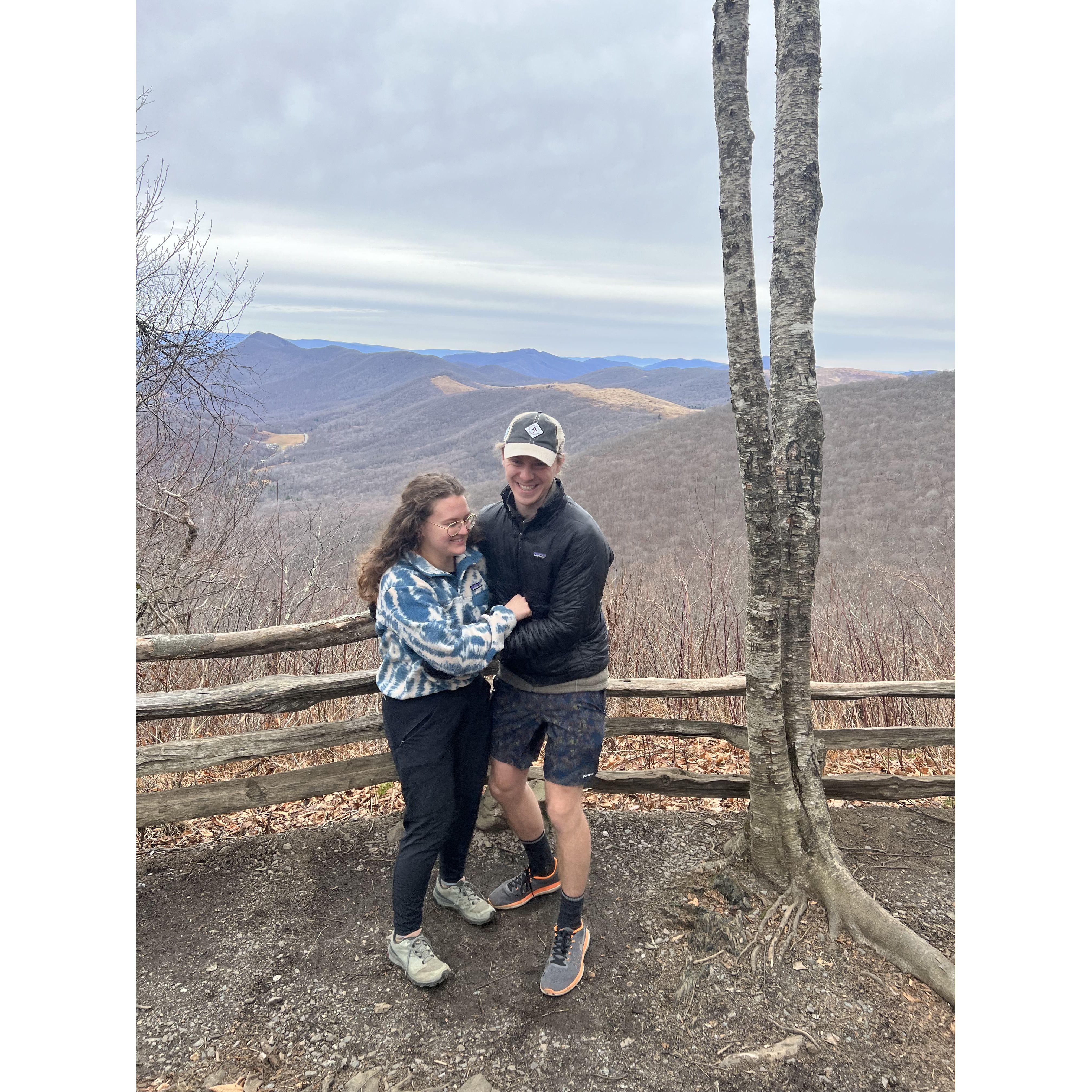 Hiking Elk Knob State Park in Todd, NC