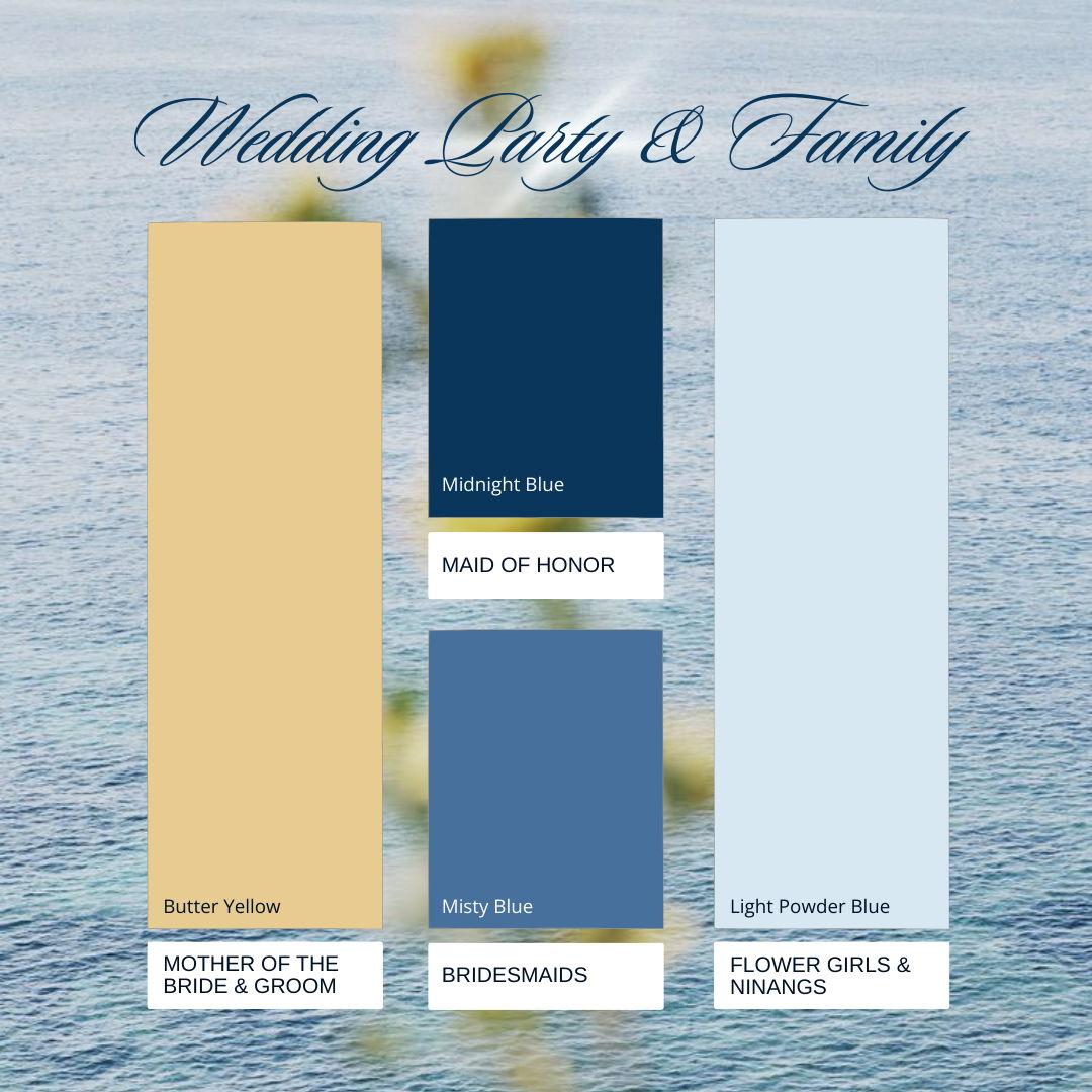 Wedding Party Color Palette