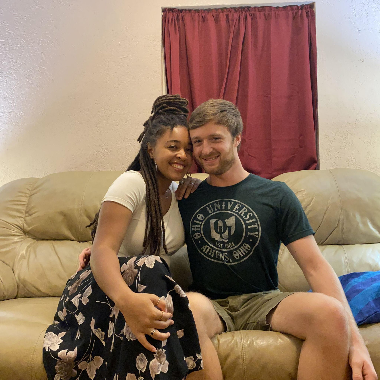 Our first picture together as a couple!